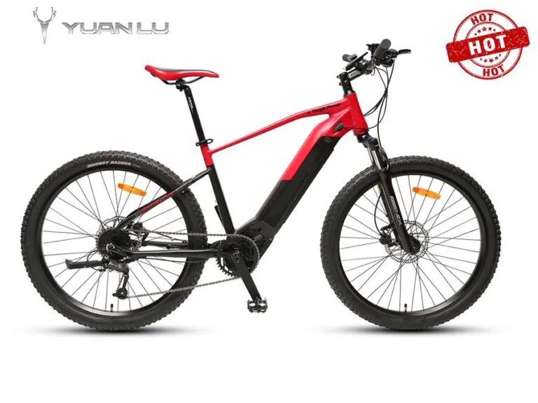 Brand New 27.5″x2.8 alloy Suspension Frame Electric Bike Bicycle 500W Middle Motor