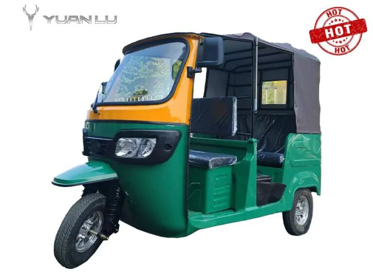 Factory Directly 60V 4000W Lithium Battery Electric Auto Rickshaw Passenger Tricycle Tuktuk